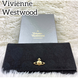 ヴィヴィアンウエストウッド(Vivienne Westwood)の未使用級✨廃盤　希少柄　ヴィヴィアンウエストウッド　長財布　オーヴ　総柄　レザー(長財布)