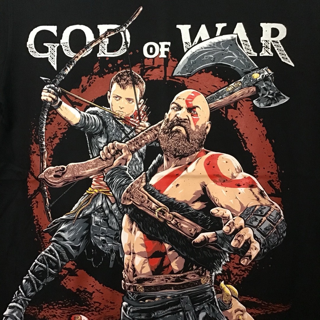 ゴッドオブウォー　Tシャツ　Mサイズ　God of war メンズのトップス(Tシャツ/カットソー(半袖/袖なし))の商品写真