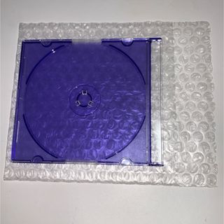 スリムケース 紫1枚＋CDサイズのプチプチ1(CD/DVD収納)