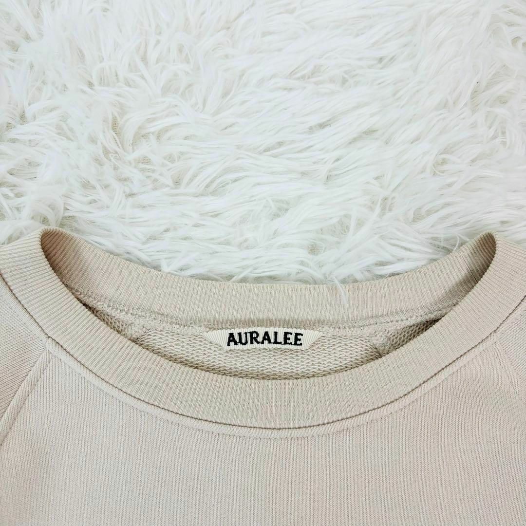 AURALEE(オーラリー)の【美品】オーラリー AURALEE プルオーバー スウェット ベージュ レディースのトップス(パーカー)の商品写真