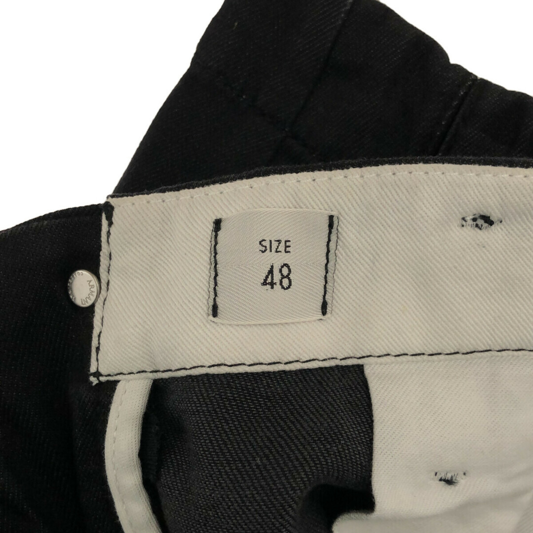 ARMANI COLLEZIONI(アルマーニ コレツィオーニ)のARMANI COLLEZIONI アルマーニコレツォーニ ブラック 黒 パンツ EU48 170/76A メンズ アパレル 服 メンズのパンツ(その他)の商品写真