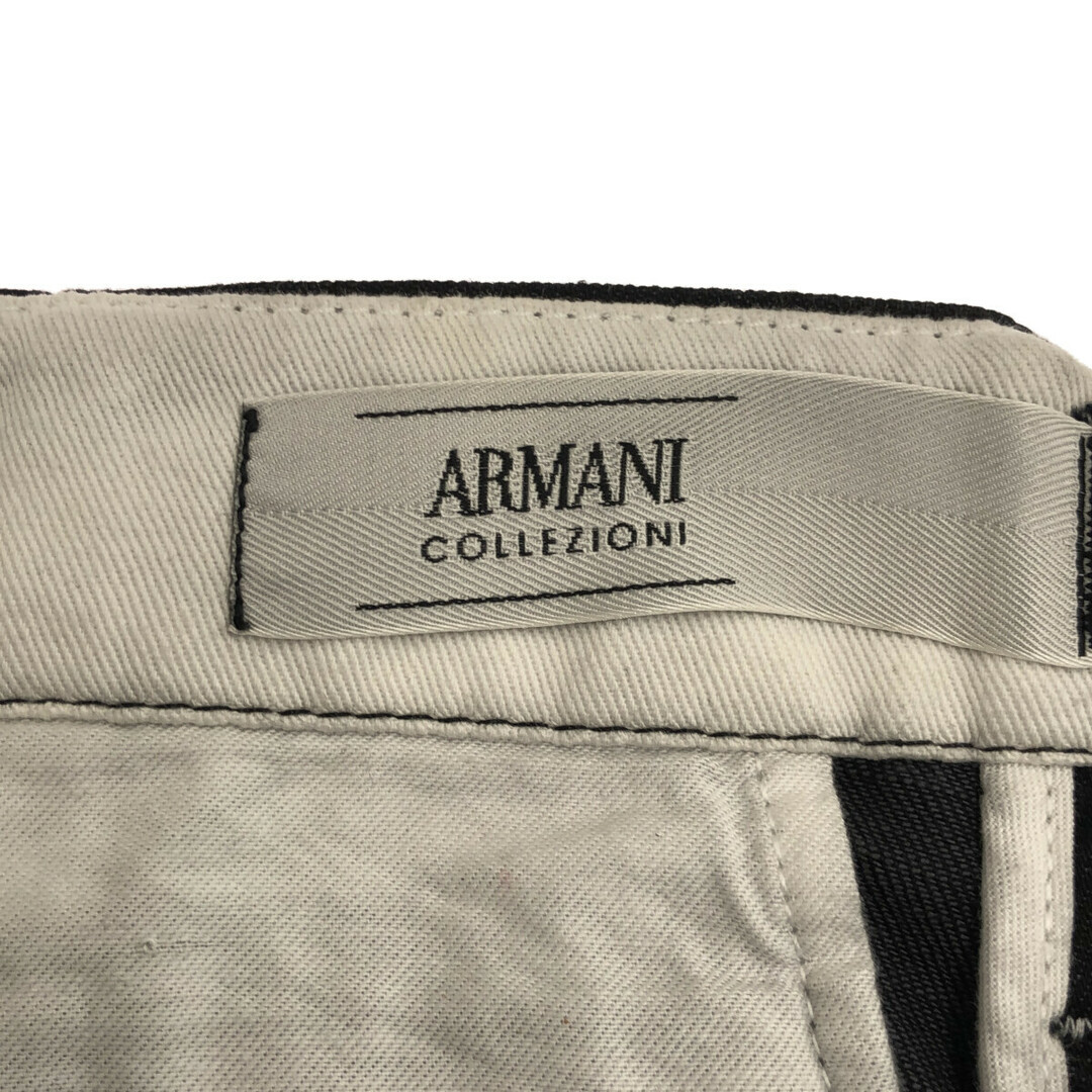 ARMANI COLLEZIONI(アルマーニ コレツィオーニ)のARMANI COLLEZIONI アルマーニコレツォーニ ブラック 黒 パンツ EU48 170/76A メンズ アパレル 服 メンズのパンツ(その他)の商品写真