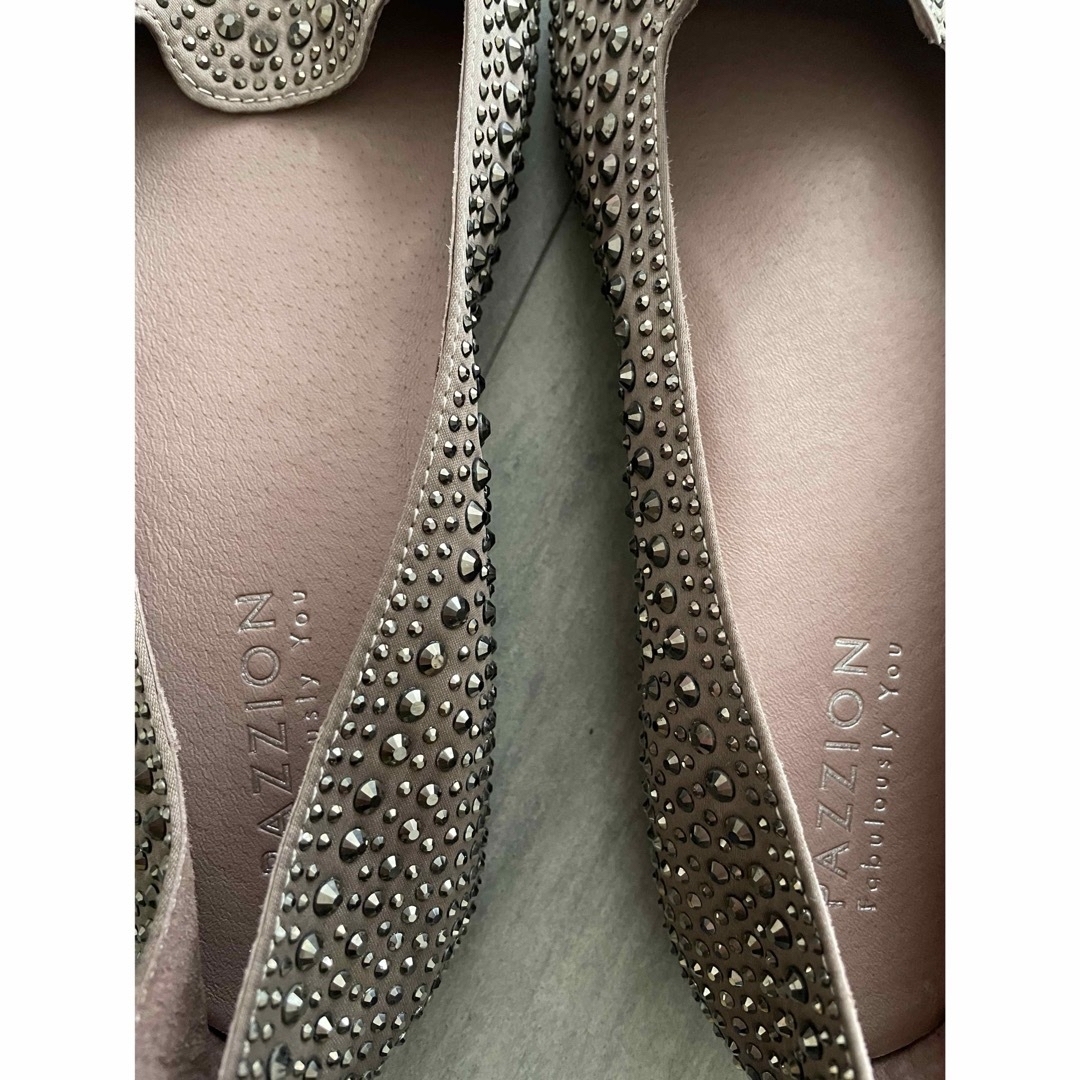 PAZZION パッション　キラキラ　靴 レディースの靴/シューズ(ミュール)の商品写真