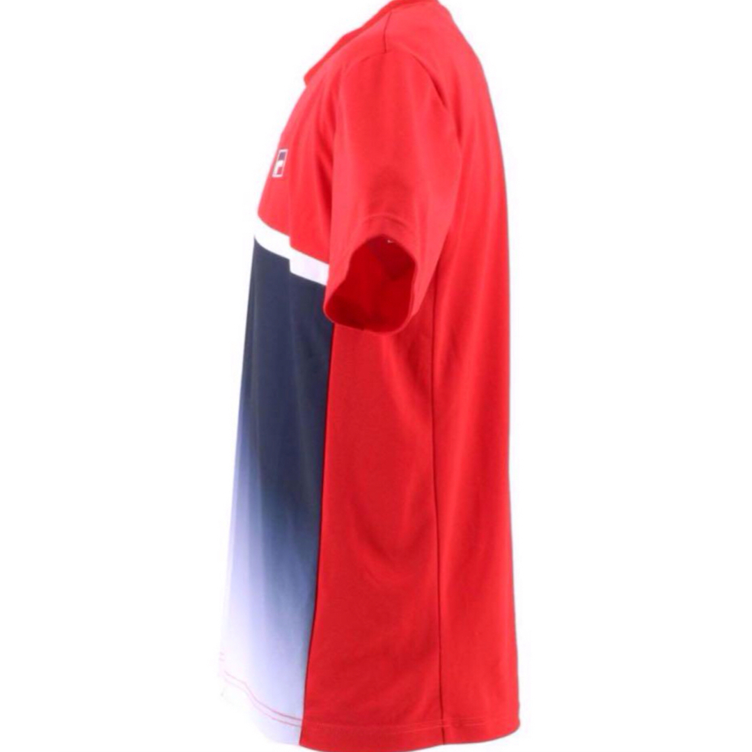 FILA(フィラ)のフィラ FILA テニスウェア メンズ メンズ ゲームシャツ　Sサイズ メンズのトップス(Tシャツ/カットソー(半袖/袖なし))の商品写真