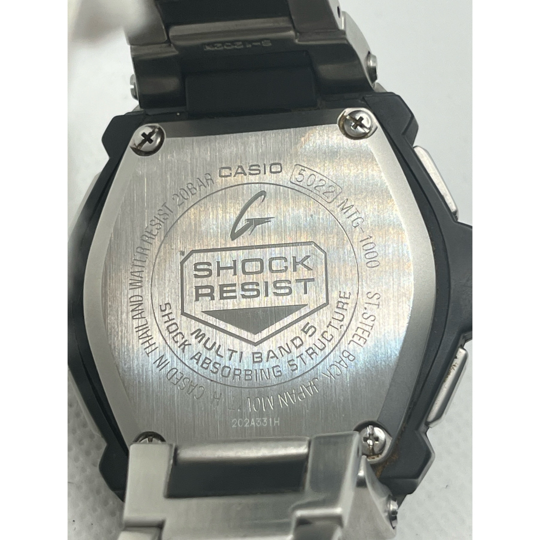 G-SHOCK(ジーショック)のCASIO G-SHOCK  MTG  ソーラー電波 メタルコンポジットバンド メンズの時計(腕時計(アナログ))の商品写真
