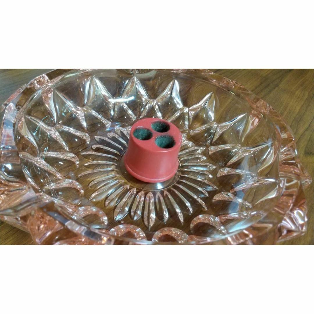 灰皿(ガラス) ピンク　おまけ付き♬ インテリア/住まい/日用品のインテリア小物(灰皿)の商品写真