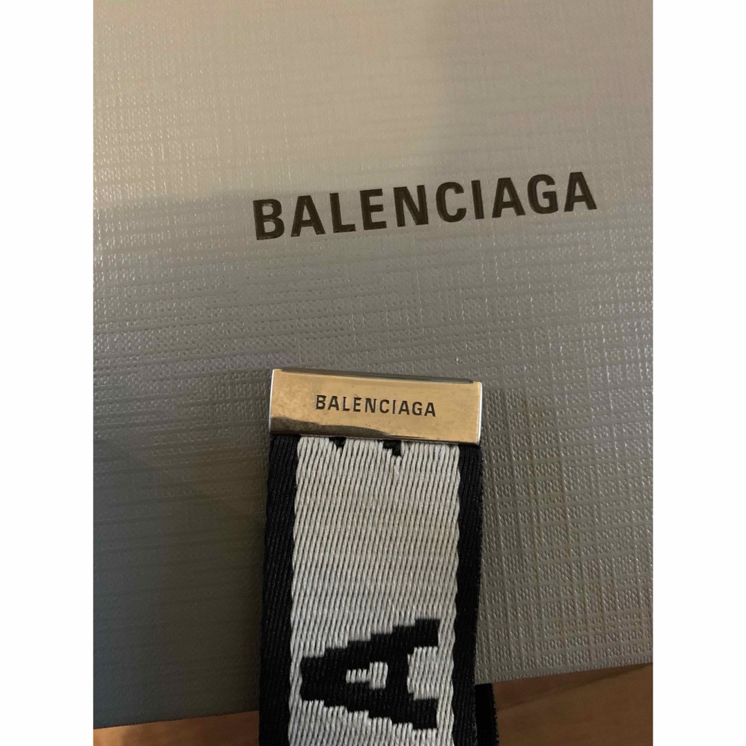 Balenciaga(バレンシアガ)のBALENCIAGA   ジャカードロゴ Dリング ウェビングベルト メンズ  メンズのファッション小物(ベルト)の商品写真