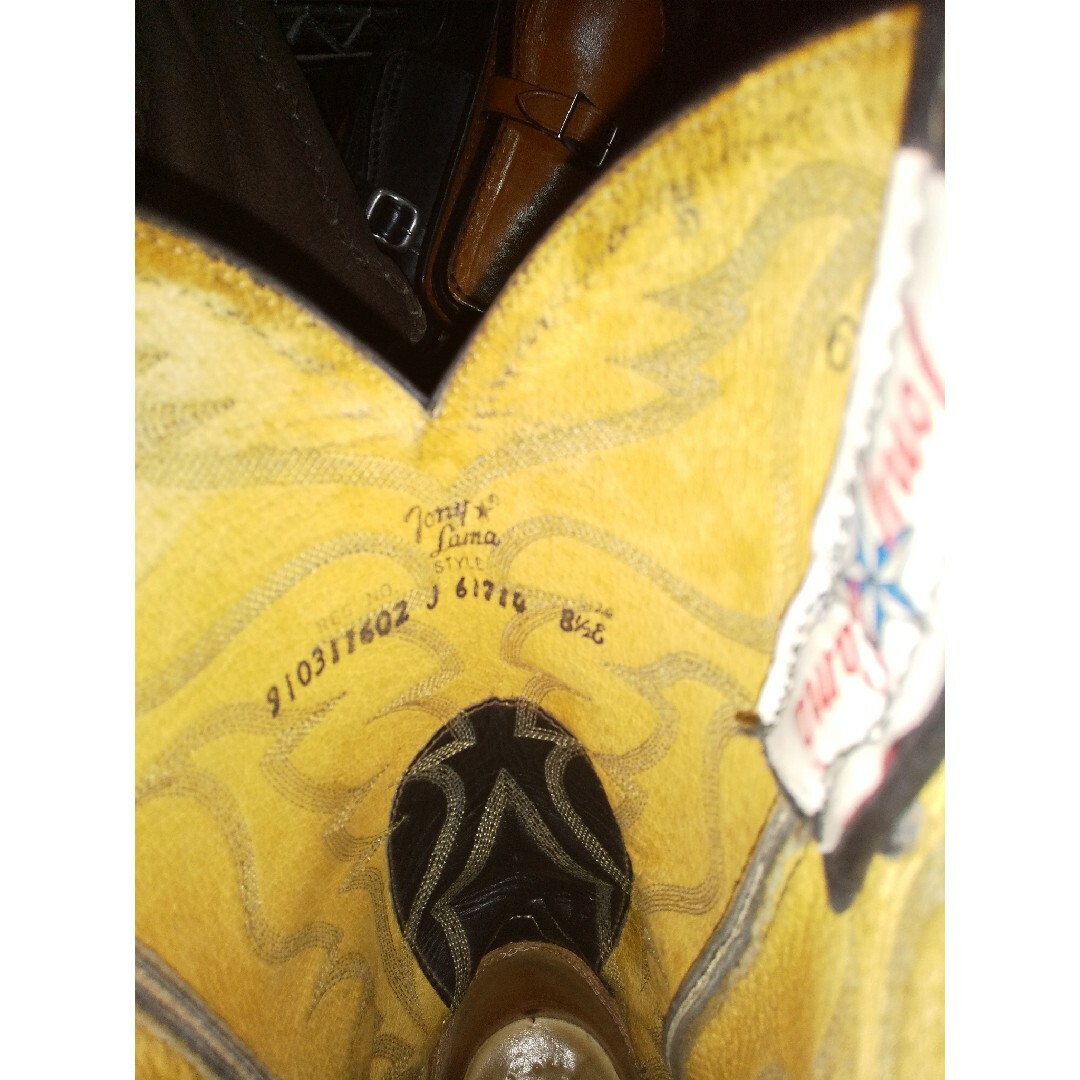 Tony Lama(トニーラマ)のトニーラマウエスタンブーツ カウボーイブーツ メンズ メンズの靴/シューズ(ブーツ)の商品写真