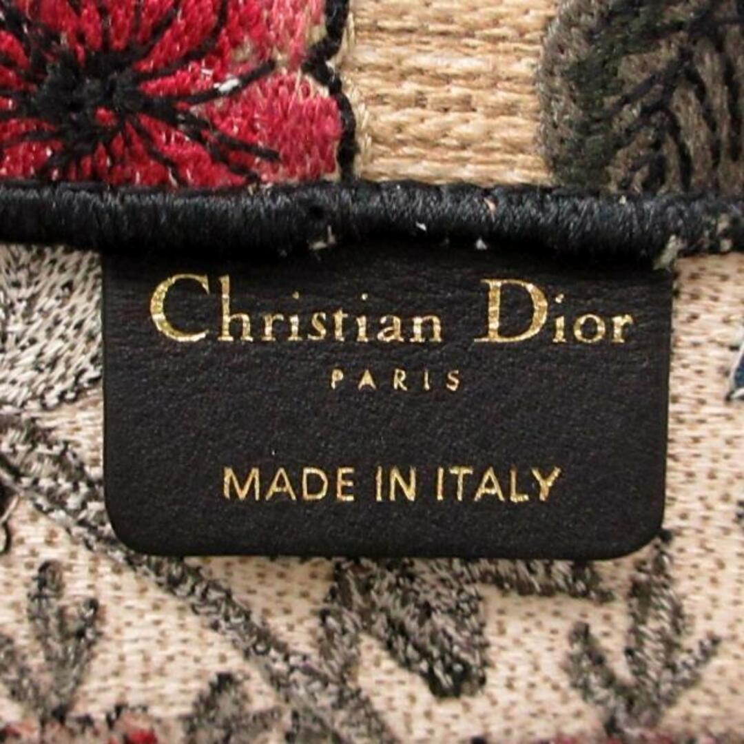 Christian Dior(クリスチャンディオール)のDIOR/ChristianDior(ディオール/クリスチャンディオール) トートバッグ美品  ブックトートラージバッグ M1286ZRFX ベージュ×ピンク×マルチ 花柄/ペイズリー柄/2021SS エンブロイダリーキャンバス レディースのバッグ(トートバッグ)の商品写真