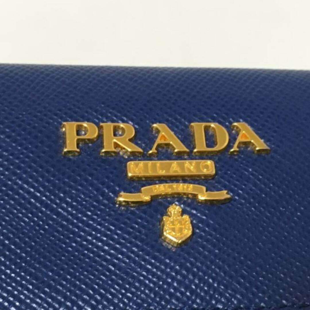 PRADA(プラダ)のPRADA(プラダ) 名刺入れ - ネイビー レザー レディースのファッション小物(名刺入れ/定期入れ)の商品写真