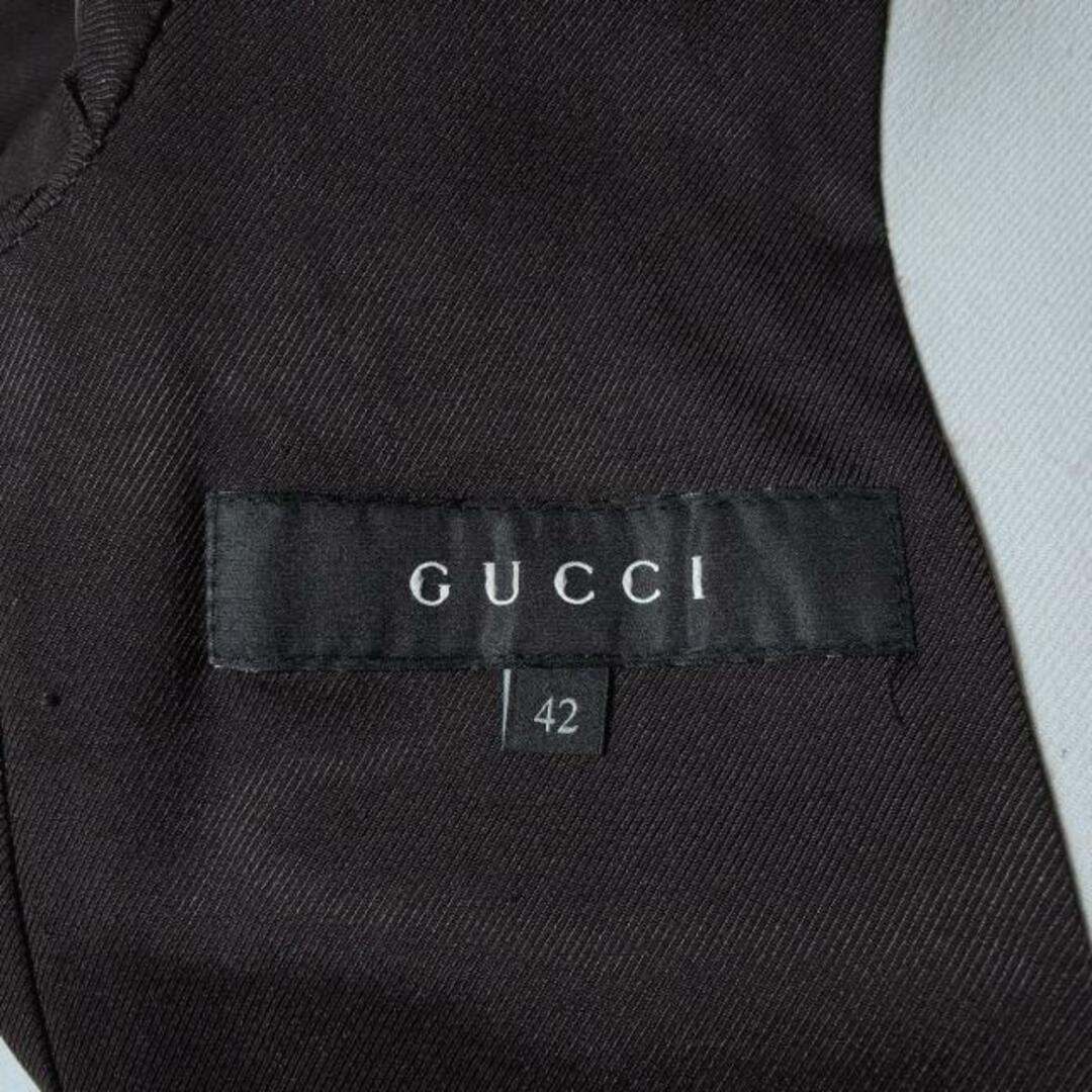 Gucci(グッチ)のGUCCI(グッチ) コート サイズ42 M レディース - 243772ZZ803 ライトグレー 長袖/秋/冬 レディースのジャケット/アウター(その他)の商品写真