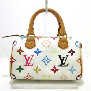 LOUIS VUITTON - LOUIS VUITTON(ルイヴィトン) ハンドバッグ モノグラムマルチカラー ミニスピーディ M92645 ブロン 合皮・レザー