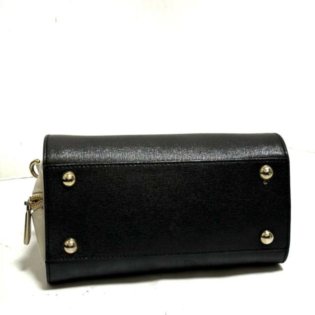 Furla(フルラ)のFURLA(フルラ) ハンドバッグ美品  - 黒×アイボリー ミニバッグ レザー レディースのバッグ(ハンドバッグ)の商品写真