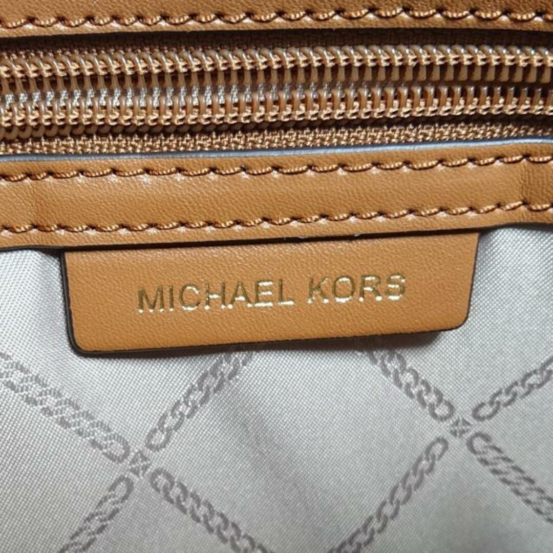 Michael Kors(マイケルコース)のMICHAEL KORS(マイケルコース) ショルダーバッグ美品  ダークブラウン×ブラウン PVC(塩化ビニール)×レザー レディースのバッグ(ショルダーバッグ)の商品写真