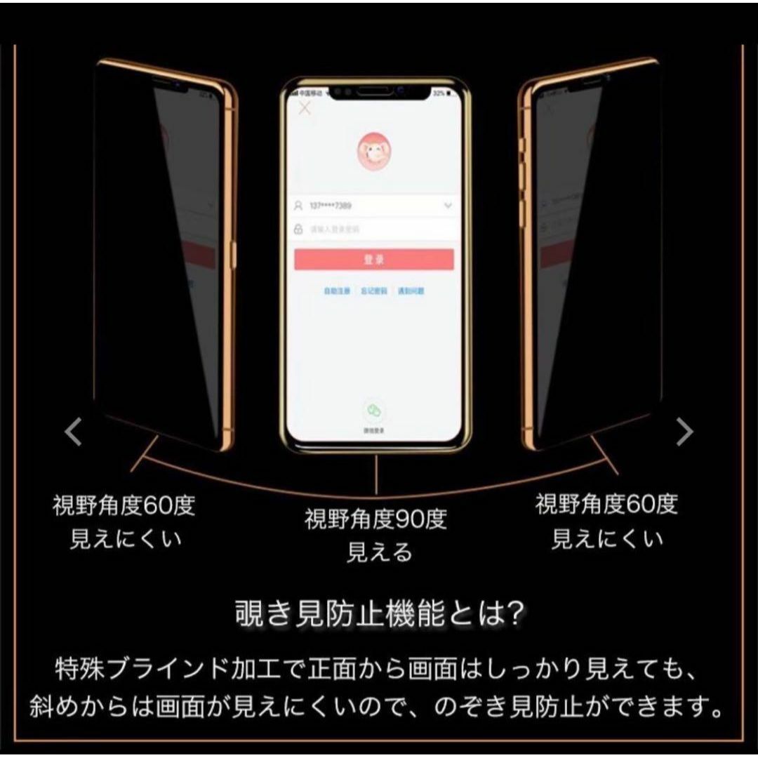 世界のゴリラガラス【iPhone11】 覗き見防止強化ガラスフィルム スマホ/家電/カメラのスマホアクセサリー(保護フィルム)の商品写真