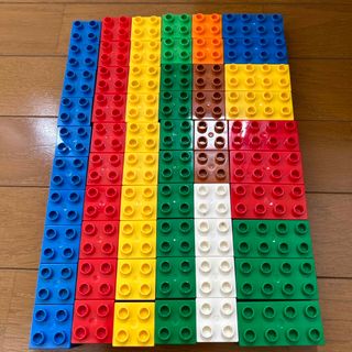レゴ(Lego)のLEGOデュプロ　基本ブロック　2×2→50個　2×4→10個(その他)