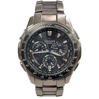 カシオ(CASIO)のCASIO カシオ オシアナス 腕時計 OCW-M800 クロノグラフ 電波ソーラー 本体のみ 【現状品】  22404K211(腕時計(アナログ))