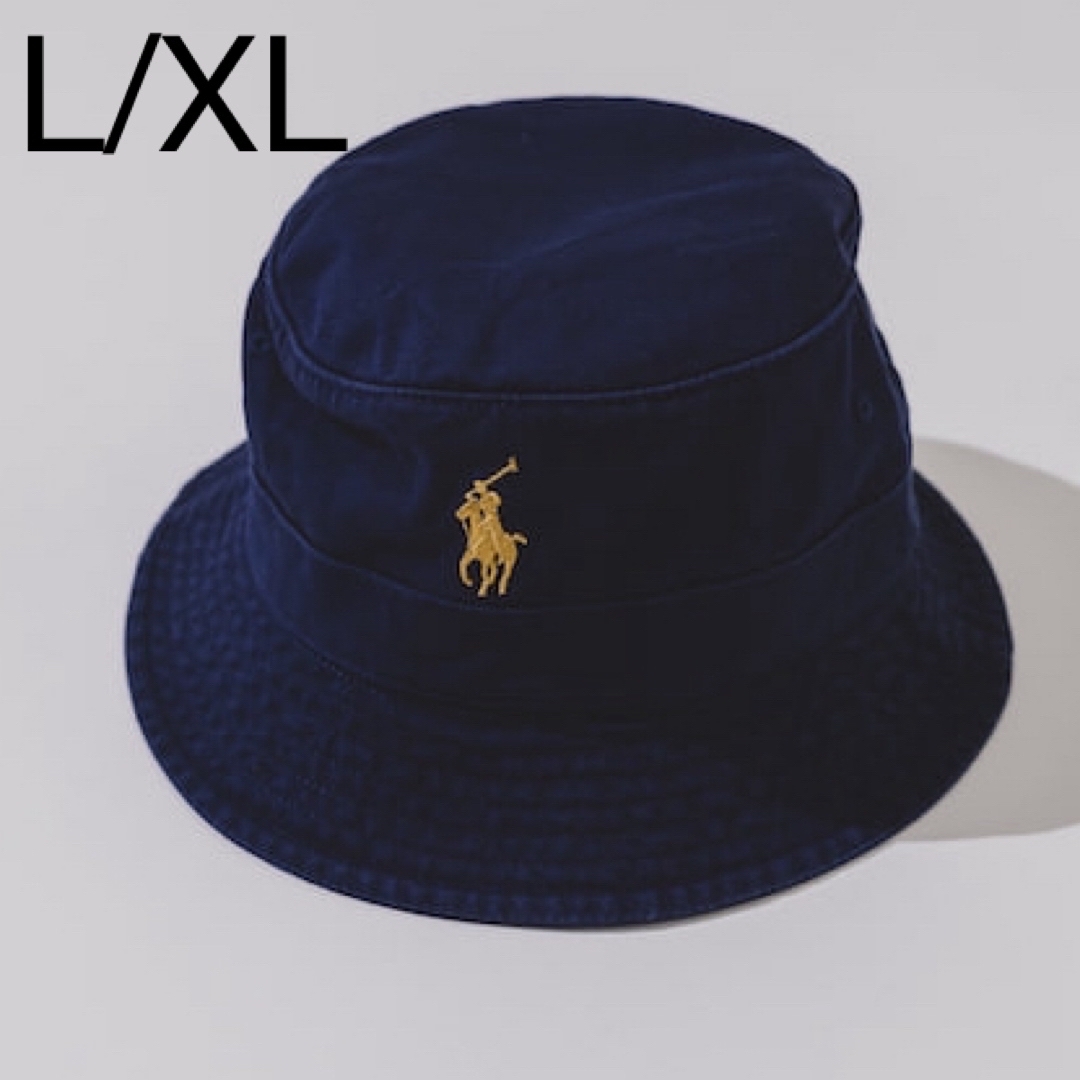 POLO RALPH LAUREN(ポロラルフローレン)のBEAMS x PoloRalphLauren Hat "Navy" L/XL メンズの帽子(ハット)の商品写真