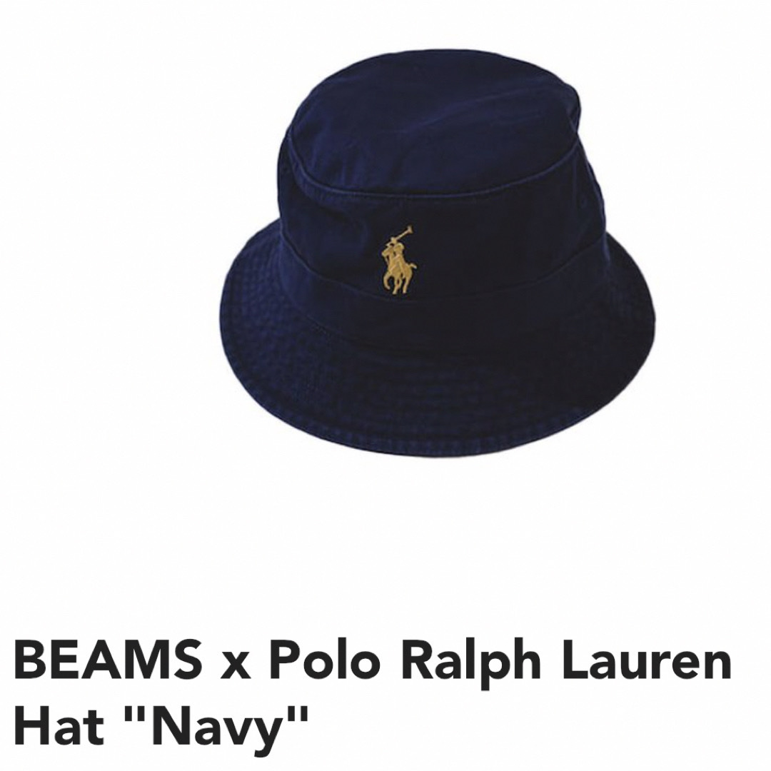 POLO RALPH LAUREN(ポロラルフローレン)のBEAMS x PoloRalphLauren Hat "Navy" L/XL メンズの帽子(ハット)の商品写真