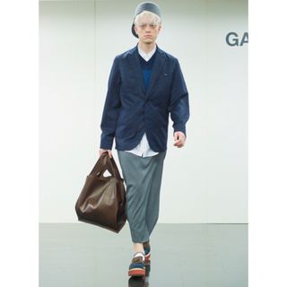 コムデギャルソン(COMME des GARCONS)のCOMME des GARCONS GANRYU グレー ロング ボトムス (その他)