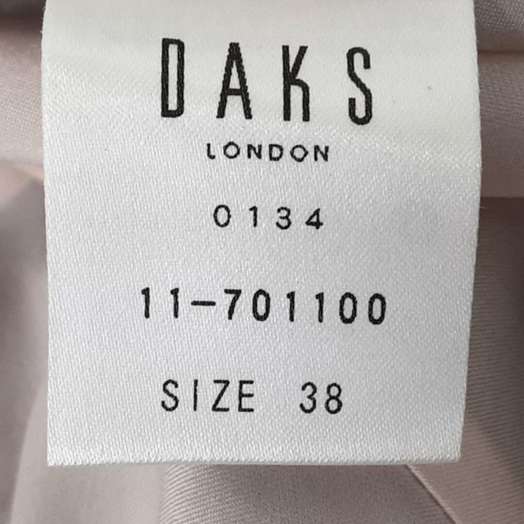 DAKS(ダックス)のDAKS(ダックス) ワンピース サイズ38 L レディース美品  - レッド×アイボリー×マルチ 半袖/ロング/ペイズリー柄 レディースのワンピース(その他)の商品写真