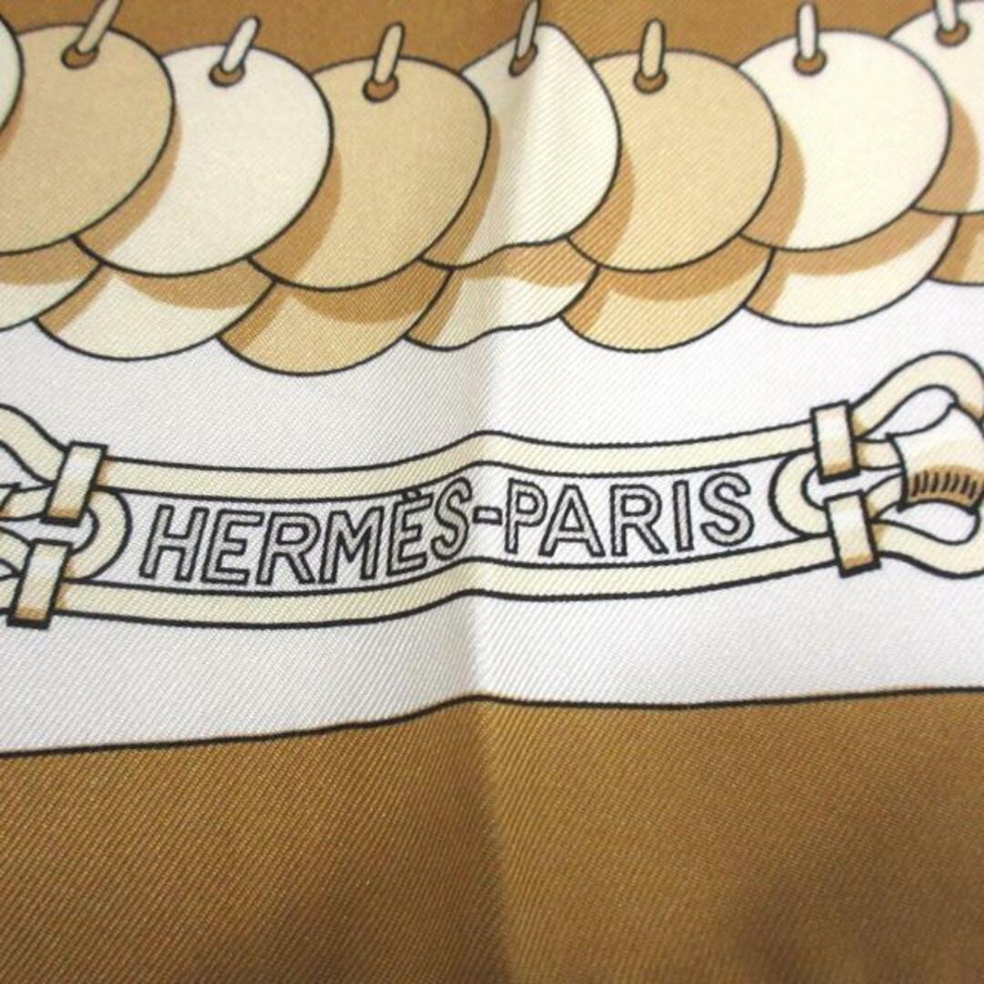 Hermes(エルメス)のHERMES(エルメス) スカーフ美品  カレ90 アイボリー×ベージュ×マルチ KOSMIMA レディースのファッション小物(バンダナ/スカーフ)の商品写真