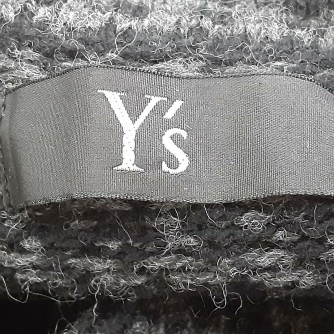 Y's(ワイズ)のY's(ワイズ) ジャケット サイズ2 M メンズ美品  - 黒×ダークグレー 長袖/秋/冬 メンズのジャケット/アウター(その他)の商品写真