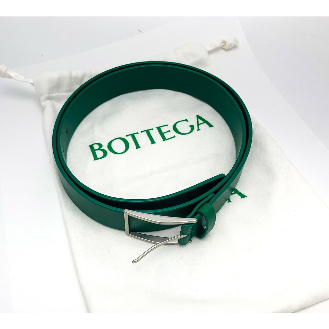 Bottega Veneta(ボッテガヴェネタ)のBOTTEGA VENETA ボッテガヴェネタ グリーン 緑 ベルト ブランド アパレル メンズ 100cm/40IN メンズのファッション小物(ベルト)の商品写真