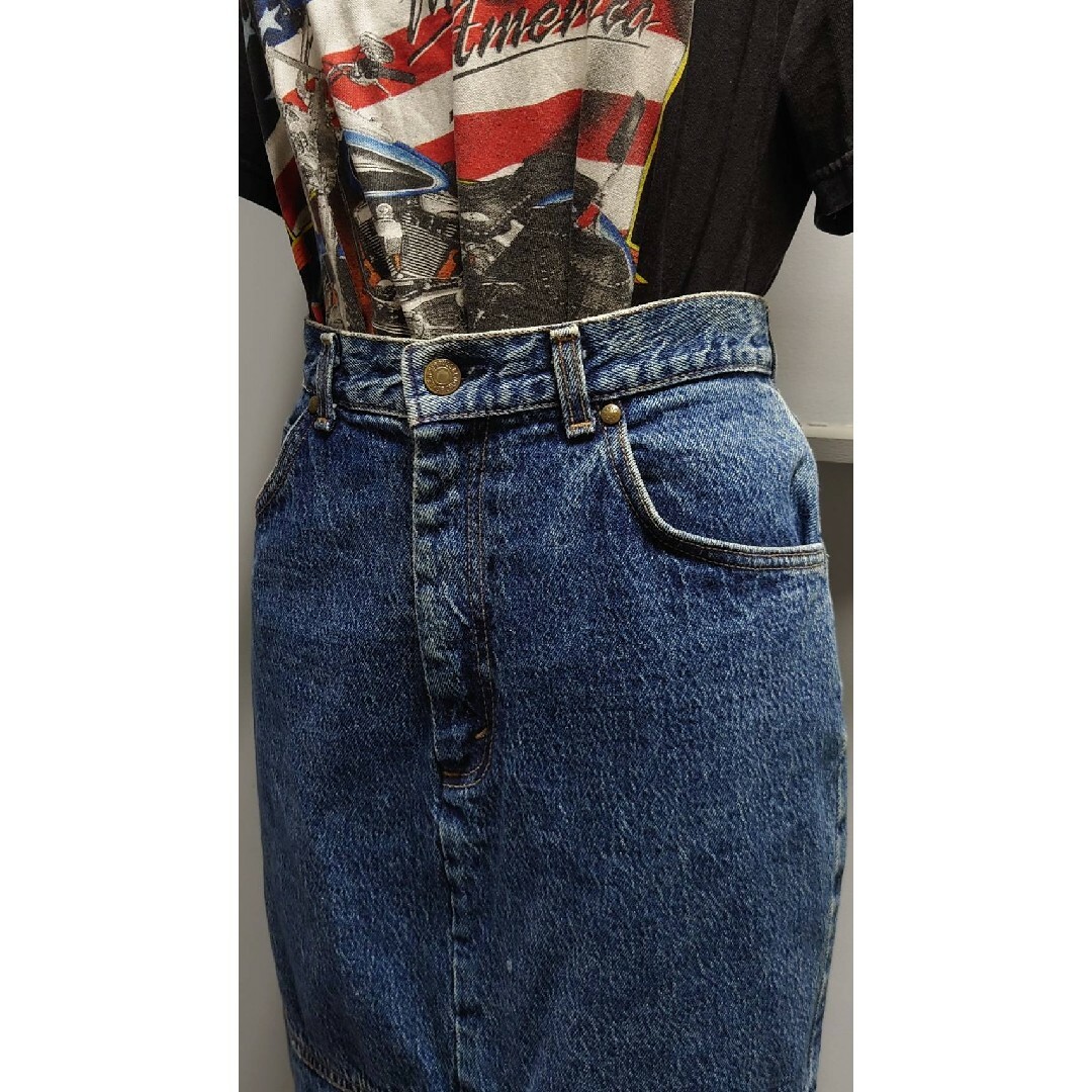 Levi's(リーバイス)のVintage Levi's ドッキング デニム スカート 27インチ相当 レディースのスカート(ひざ丈スカート)の商品写真