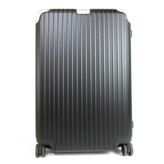 リモワ(RIMOWA)のRIMOWA(リモワ) キャリーバッグ美品  ハイブリッド チェックインL 黒×シルバー マットブラック/TSAロックナンバー【000】 ポリカーボネイト(スーツケース/キャリーバッグ)