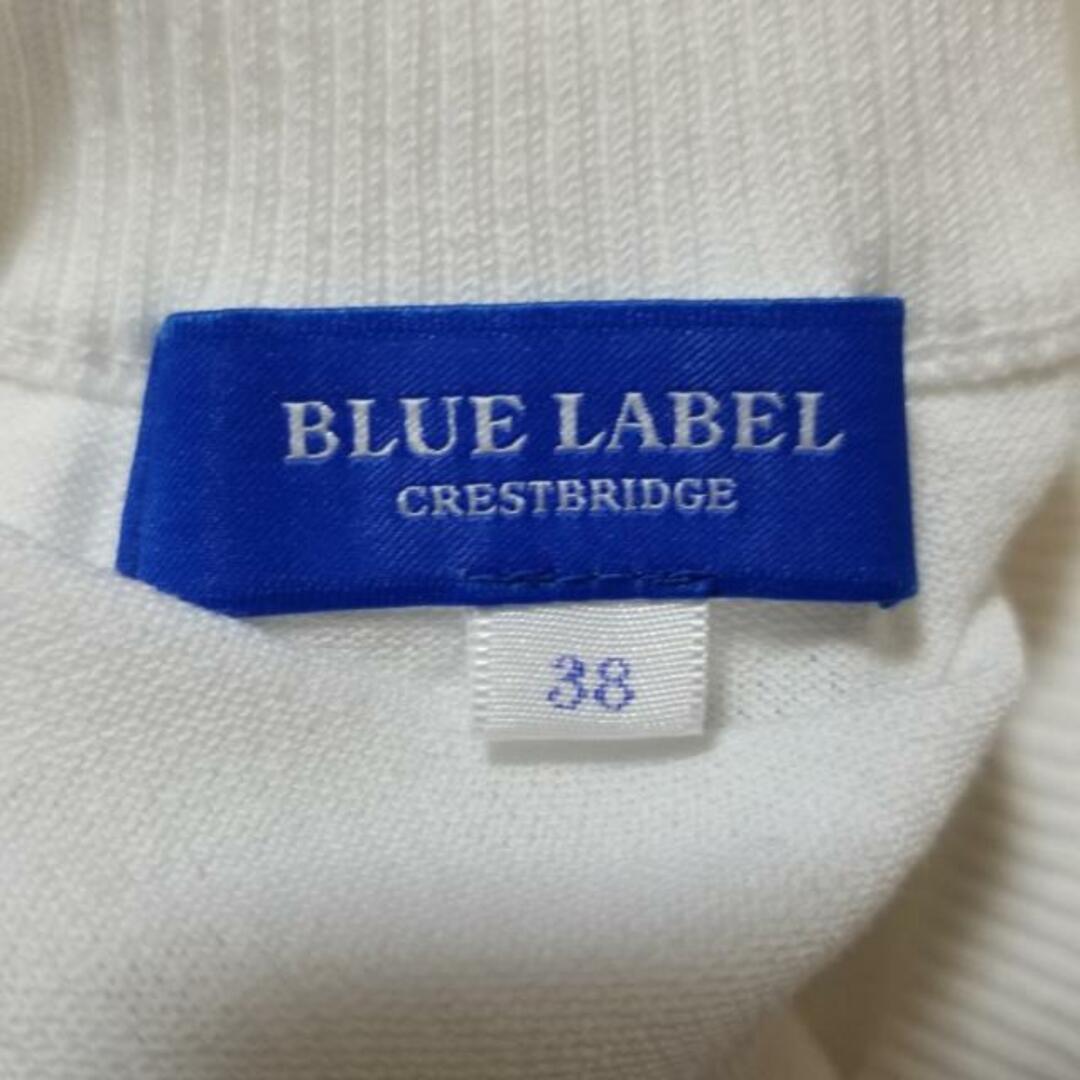 BLUE LABEL CRESTBRIDGE(ブルーレーベルクレストブリッジ)のBLUE LABEL CRESTBRIDGE(ブルーレーベルクレストブリッジ) カーディガン サイズ38 M レディース美品  - 白 長袖 レディースのトップス(カーディガン)の商品写真