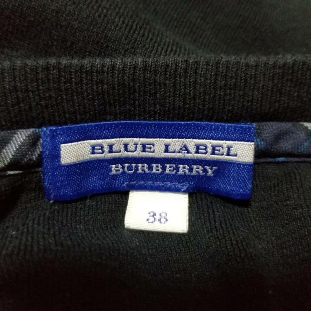 BURBERRY BLUE LABEL(バーバリーブルーレーベル)のBurberry Blue Label(バーバリーブルーレーベル) アンサンブル レディース美品  - 黒 レディースのトップス(アンサンブル)の商品写真