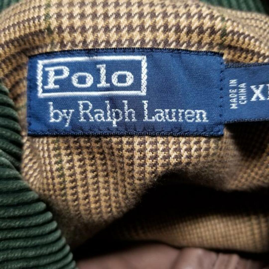 POLO RALPH LAUREN(ポロラルフローレン)のPOLObyRalphLauren(ポロラルフローレン) ブルゾン サイズXL メンズ美品  - ダークブラウン 長袖/ラムレザー/キルティング/春/秋 メンズのジャケット/アウター(ブルゾン)の商品写真