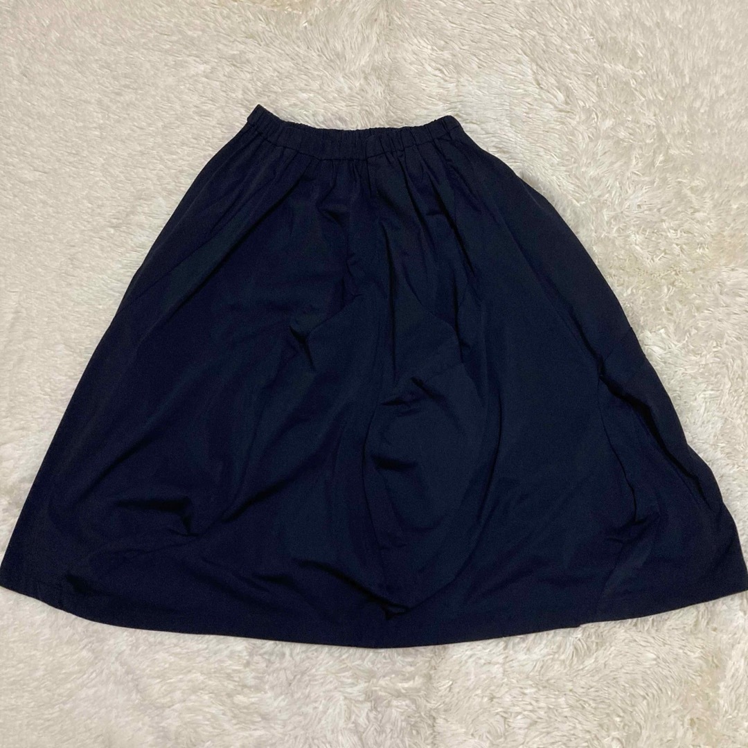 CRESCENT(クレッシェント)の未使用　クレッシェント　フレア　ネイビー　スカート　M レディースのスカート(ロングスカート)の商品写真