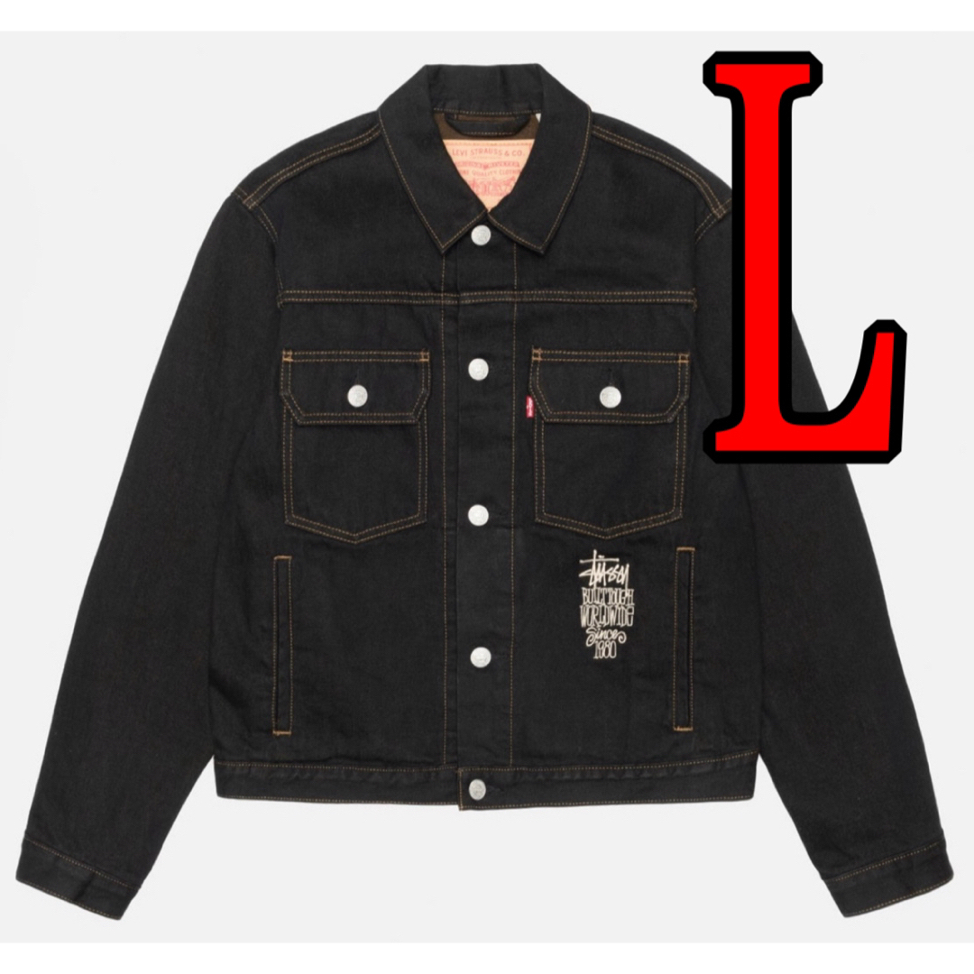 Stussy x Levi's Crispy Rinse Trucker メンズのジャケット/アウター(Gジャン/デニムジャケット)の商品写真