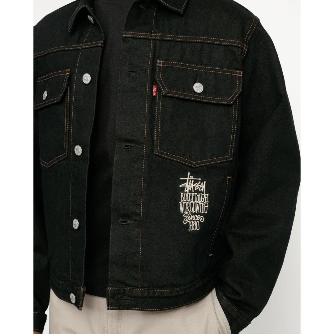 Stussy x Levi's Crispy Rinse Truckerの通販 by ギズモード's Stussy x Levi's Crispy Rinse Truckerの通販 by ギズモード's