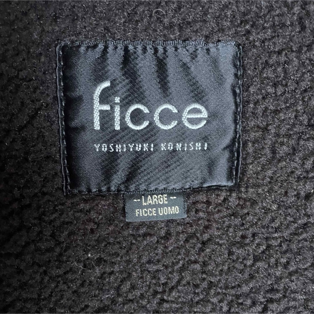 FICCE(フィッチェ)の【vintage】90s ficce ケンケン　フェイクレザージャケット メンズのジャケット/アウター(フライトジャケット)の商品写真