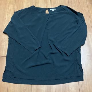 ユニクロ(UNIQLO)のユニクロ　ドロップショルダーシャツ(シャツ/ブラウス(長袖/七分))