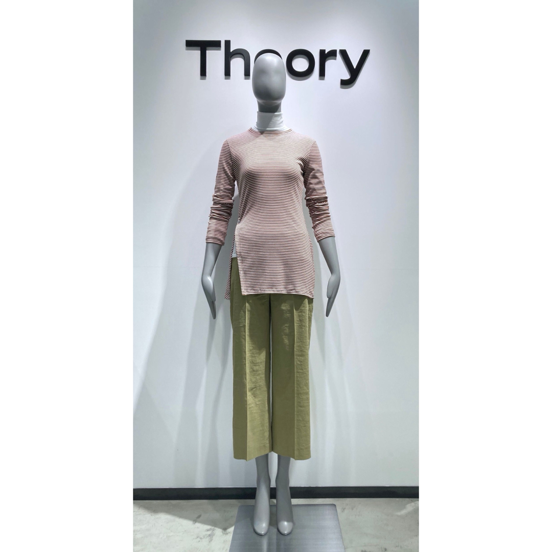 theory(セオリー)の未使用　セオリー　Lowell knit button front tee レディースのトップス(シャツ/ブラウス(長袖/七分))の商品写真