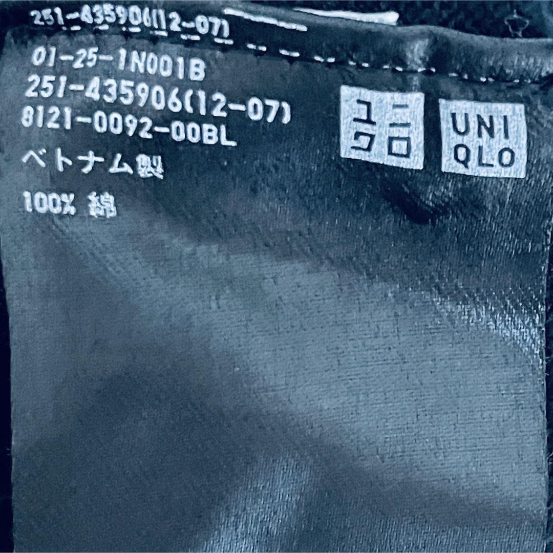 ユニクロ　UVカット　Ｖネック　カーディガン　コットン　黒　ブラック　3Xl レディースのトップス(カーディガン)の商品写真