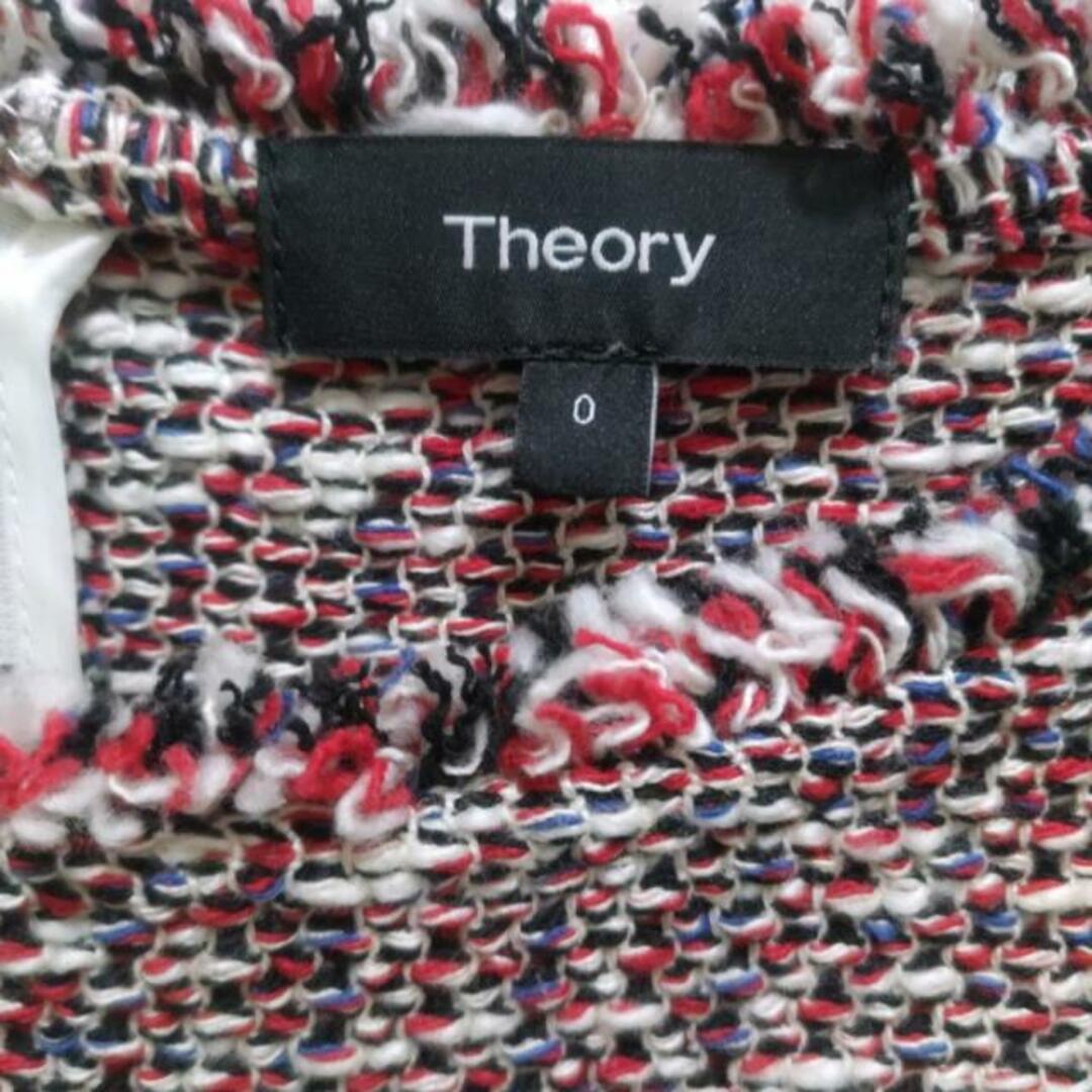 theory(セオリー)のtheory(セオリー) スカートセットアップ サイズ0 XS レディース美品  - レッド×白×ブルー レディースのレディース その他(セット/コーデ)の商品写真