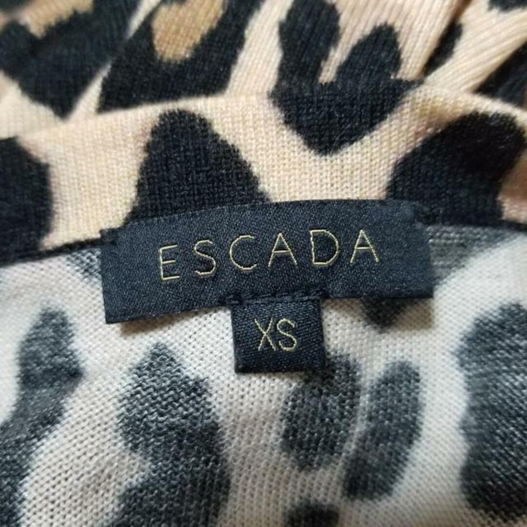 ESCADA(エスカーダ)のESCADA(エスカーダ) アンサンブル レディース美品  - ベージュ×ブラウン×黒 ニット/豹柄 レディースのトップス(アンサンブル)の商品写真