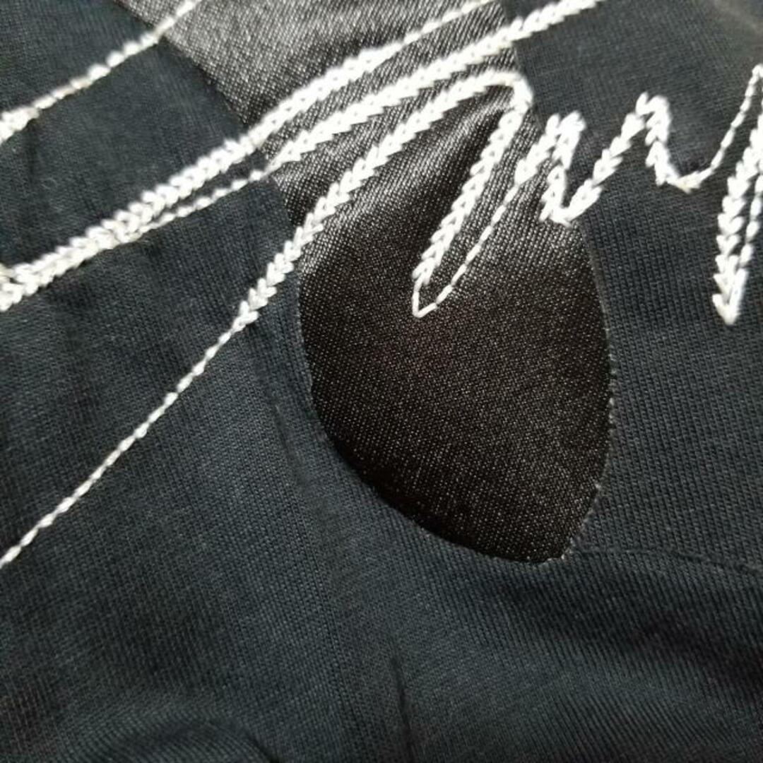 Emporio Armani(エンポリオアルマーニ)のEMPORIOARMANI(エンポリオアルマーニ) 半袖Tシャツ サイズM メンズ美品  - 黒×白 クルーネック メンズのトップス(Tシャツ/カットソー(半袖/袖なし))の商品写真