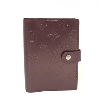 ルイヴィトン(LOUIS VUITTON)のLOUIS VUITTON(ルイヴィトン) 手帳 モノグラムマット アジェンダPM R20936 ヴィオレ カーフ(その他)