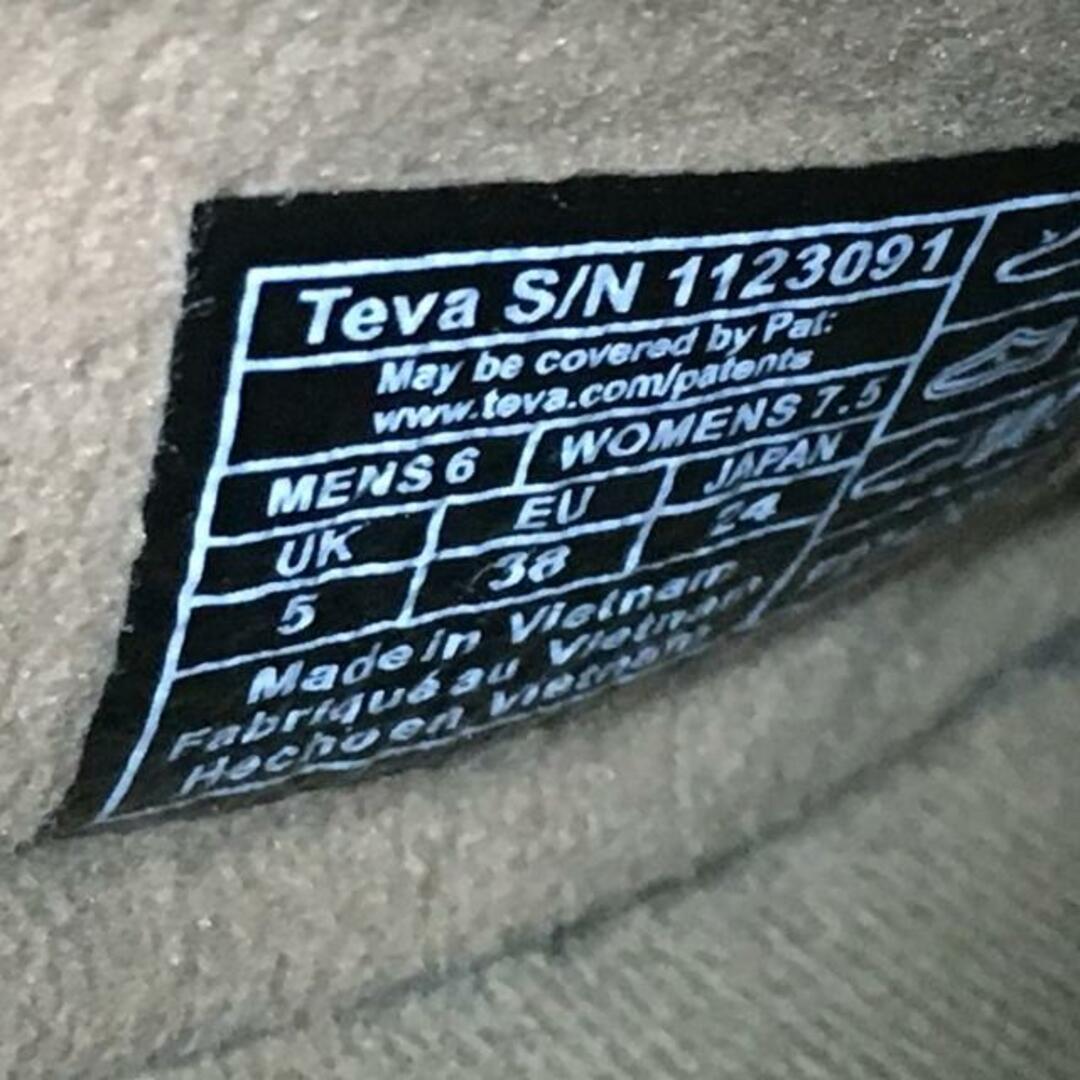 Teva(テバ)のTeva(テバ) サンダル 24 レディース - ライトブラウン×ベージュ ナイロン×スエード レディースの靴/シューズ(サンダル)の商品写真