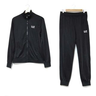 エンポリオアルマーニ(Emporio Armani)のEMPORIOARMANI(エンポリオアルマーニ) メンズセットアップ メンズ美品  - 黒×白 ウエストゴム/EA7(その他)