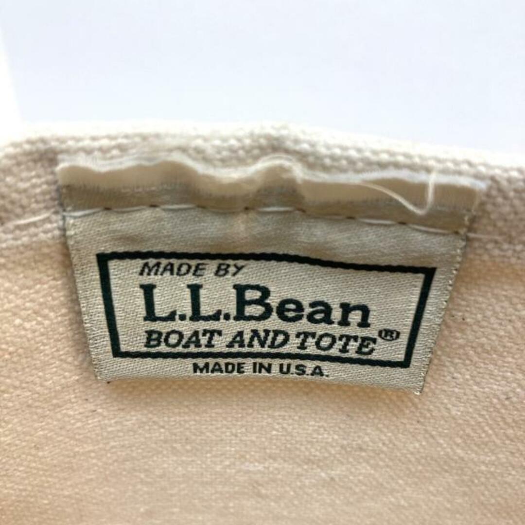 L.L.Bean(エルエルビーン)のL.L.Bean(エルエルビーン) トートバッグ 　 - アイボリー×ネイビー 刺繍 キャンバス レディースのバッグ(トートバッグ)の商品写真