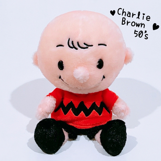 SNOOPY - 176 スヌーピー(･´`(●)ふわくたぬいぐるみ♥チャーリー・ブラウン50's