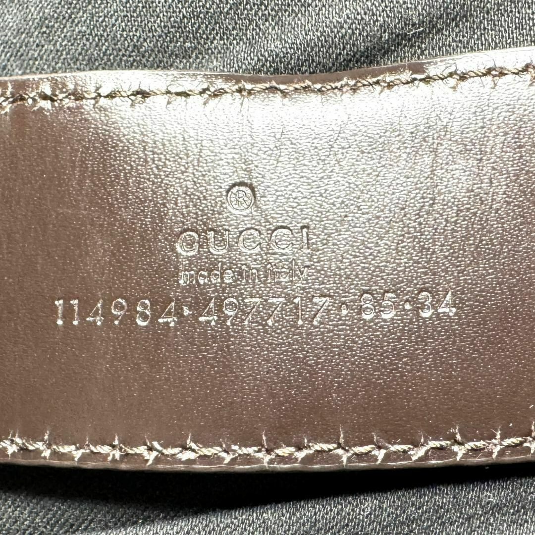 Gucci(グッチ)のグッチ 114984 インターロッキングG ベルト メンズ 85/34 レディースのファッション小物(ベルト)の商品写真