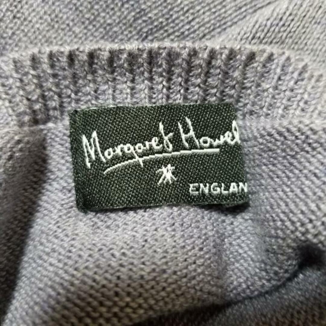 MARGARET HOWELL(マーガレットハウエル)のMargaretHowell(マーガレットハウエル) カーディガン サイズ2 M レディース美品  - パープル 半袖 レディースのトップス(カーディガン)の商品写真